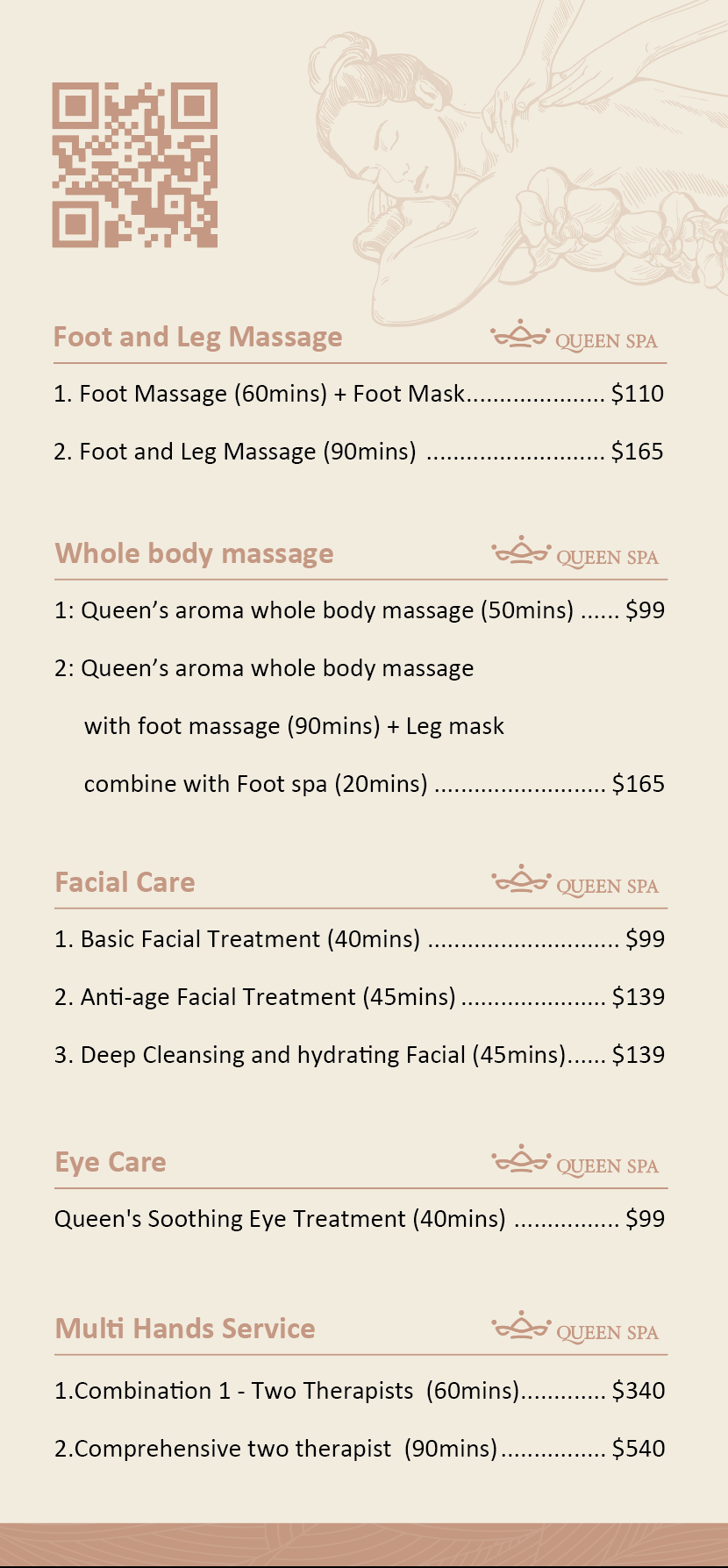 Queen Spa - QVB Massage Sydney